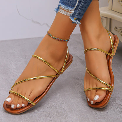 Klassische Orthopädische Sandalen mit zeitlosem Stil