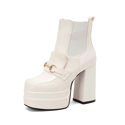 Vintage-inspirierte orthopädische Stiefel