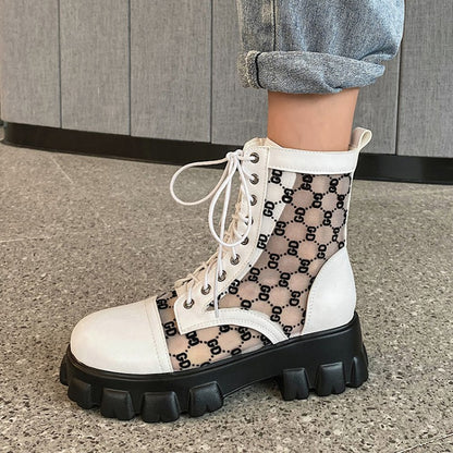 Vintage inspirierte Orthopädische Stiefel