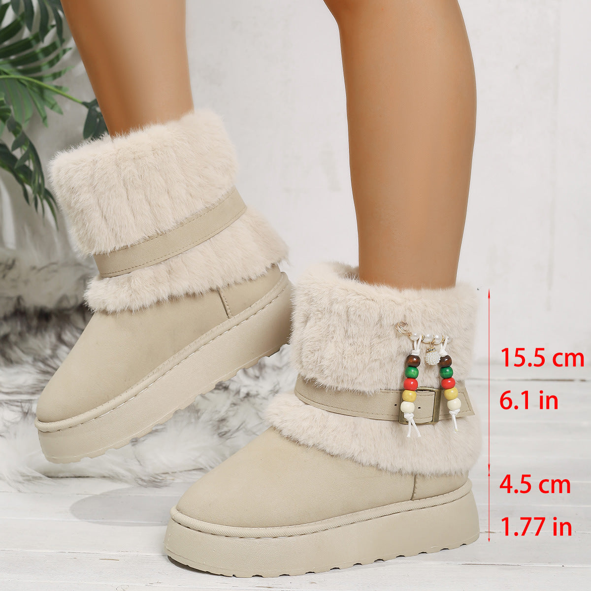 Vintage inspirierte Orthopädische Stiefel