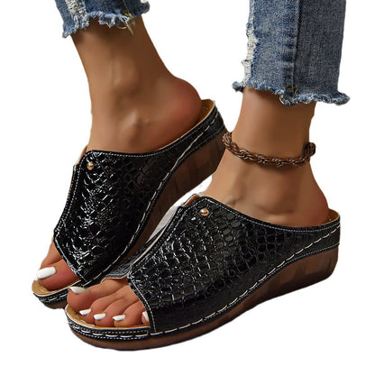 Vintage inspirierte Orthopädische Sandalen
