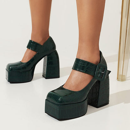 Vintage inspirierte Orthopädische Absatzschuhe