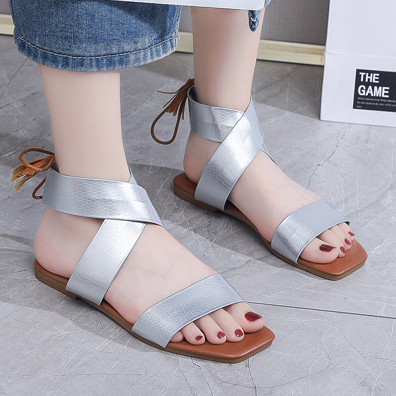 Vintage inspirierte Orthopädische Sandalen