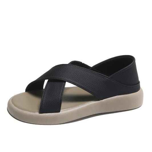 Klassische Orthopädische Sandalen mit zeitlosem Stil