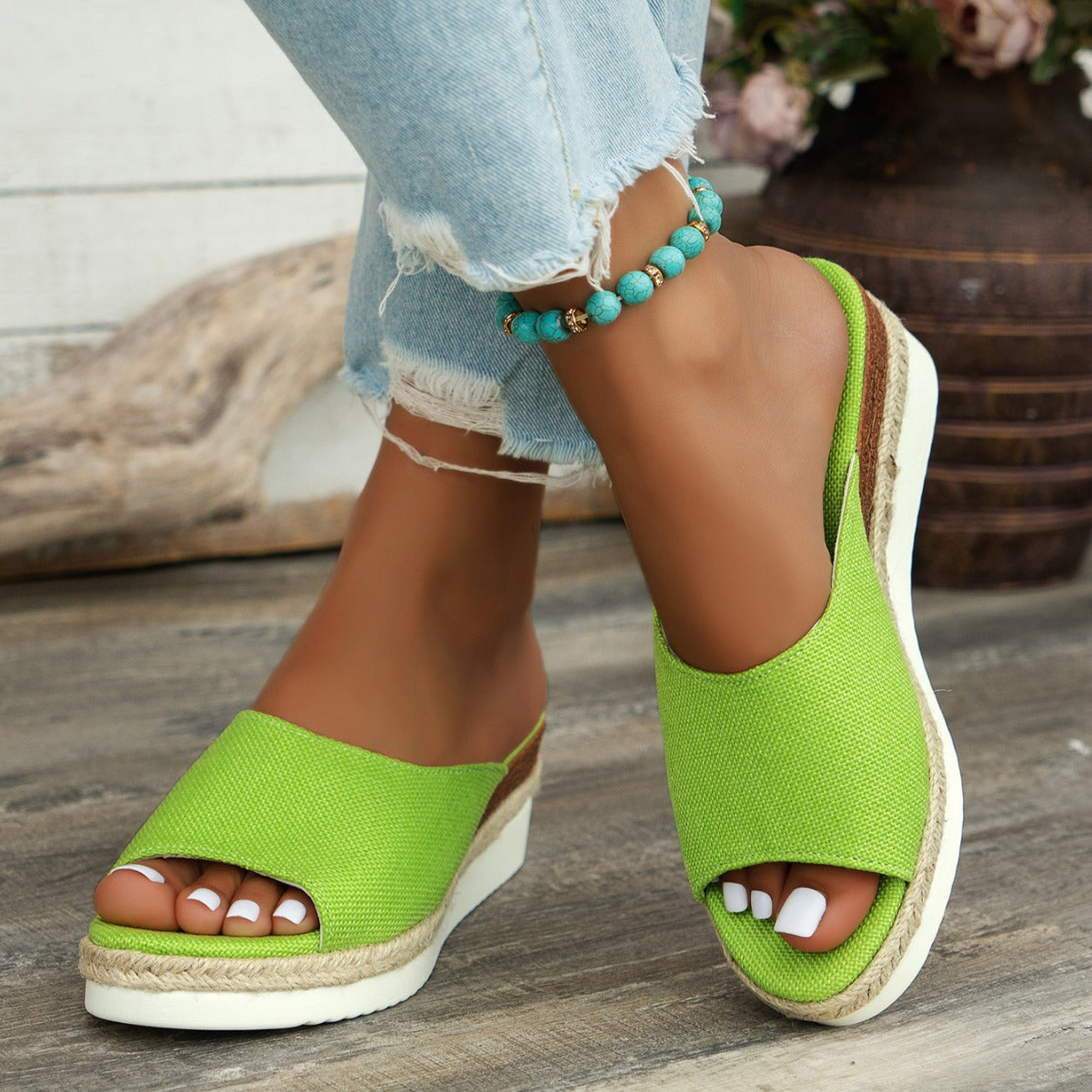 Vintage inspirierte Orthopädische Sandalen