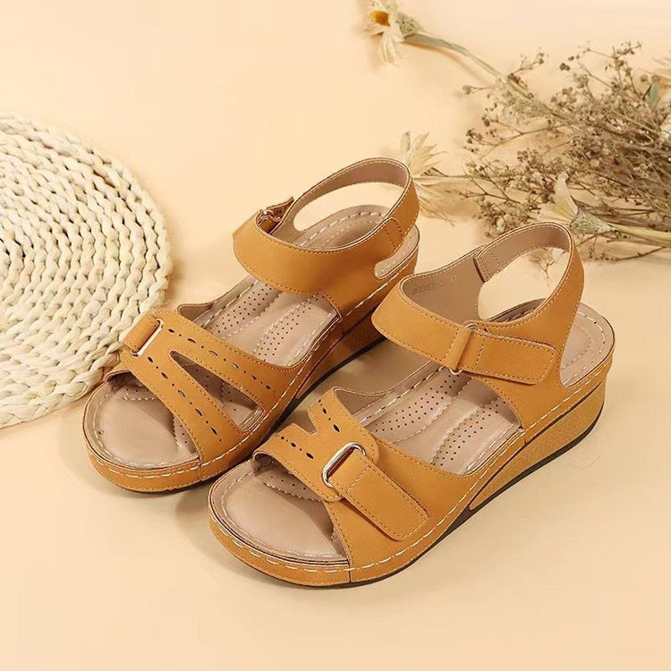 Vintage inspirierte Orthopädische Sandalen