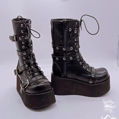 Vintage inspirierte Orthopädische Stiefel
