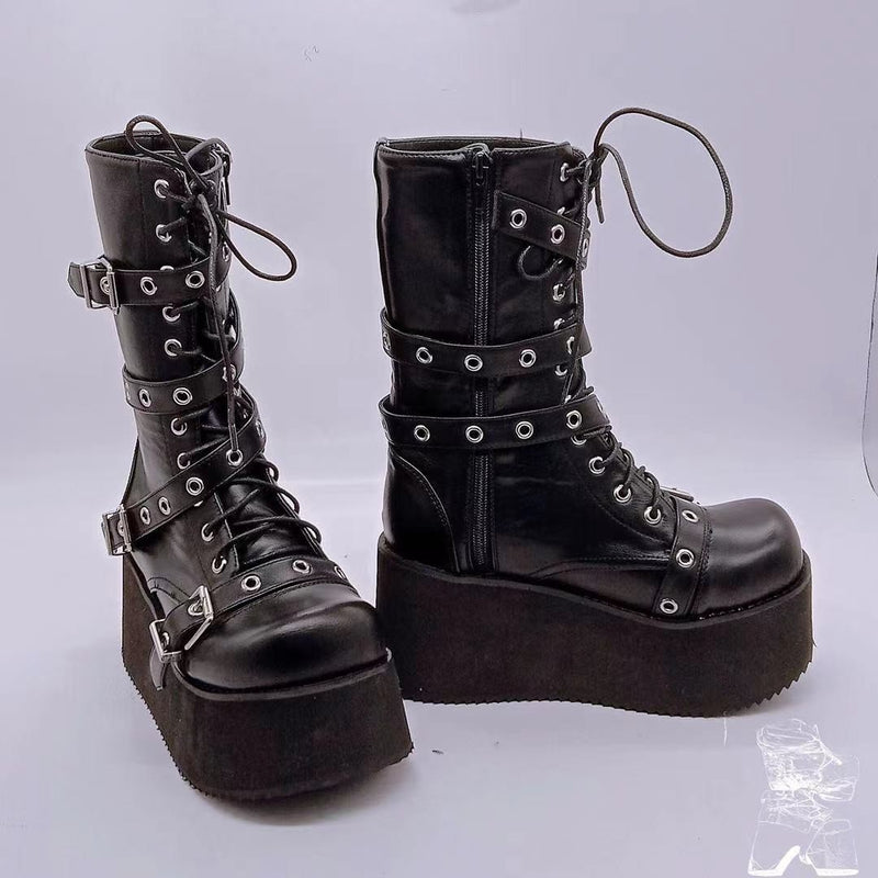 Vintage inspirierte Orthopädische Stiefel