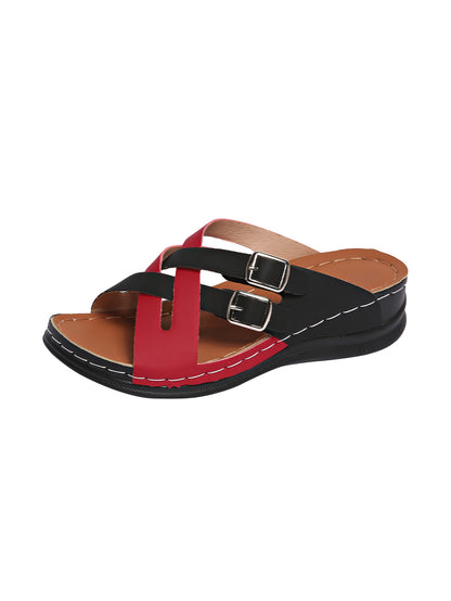 Klassische Orthopädische Sandalen mit zeitlosem Stil