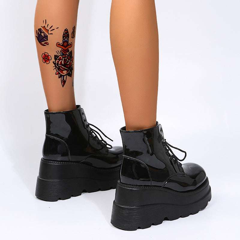 Vintage inspirierte Orthopädische Stiefel