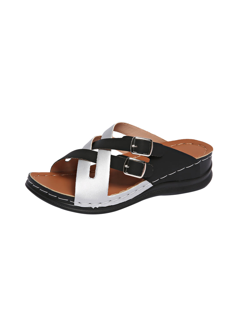 Klassische Orthopädische Sandalen mit zeitlosem Stil