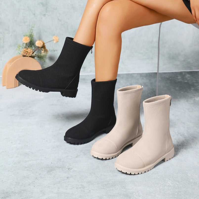 Klassische Orthopädische Stiefel mit zeitlosem Stil