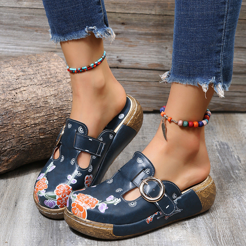 Vintage inspirierte Orthopädische Sandalen