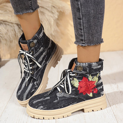 Vintage inspirierte Orthopädische Stiefel