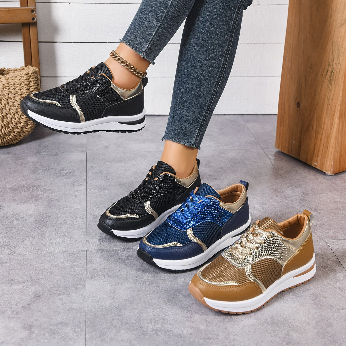 Vintage inspirierte Orthopädische Schuhe