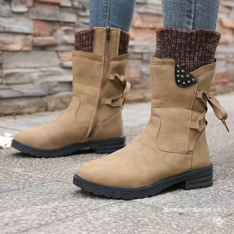 Anmutige Orthopädische Stiefel für modernen Look