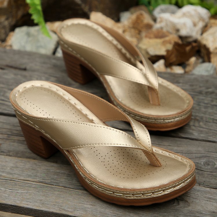 Vintage inspirierte Orthopädische Sandalen