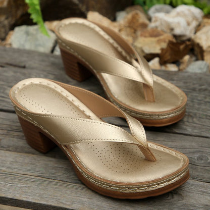 Vintage inspirierte Orthopädische Sandalen