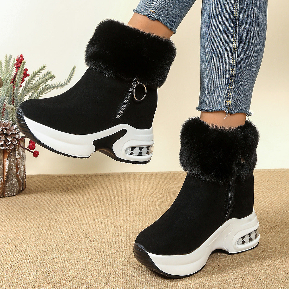 Klassische Orthopädische Stiefel mit zeitlosem Stil