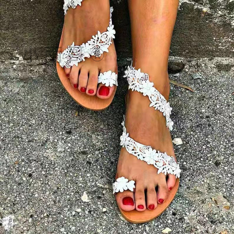 Vintage inspirierte Orthopädische Sandalen