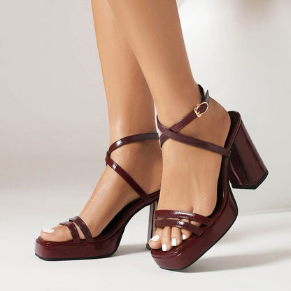 Vintage inspirierte Orthopädische Sandalen