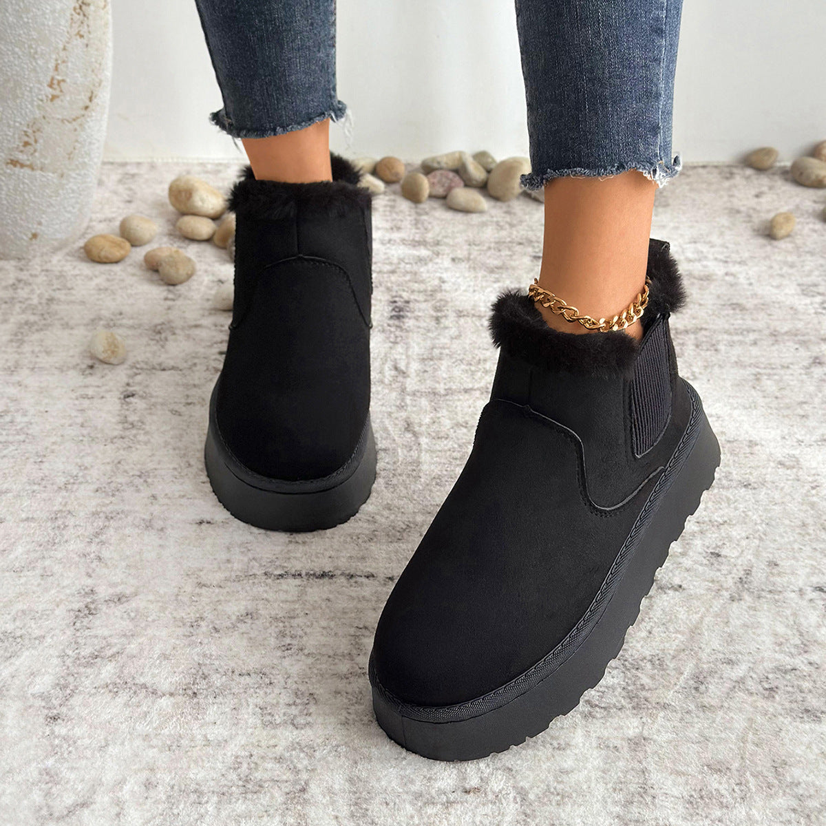 Klassische Orthopädische Stiefel mit zeitlosem Stil