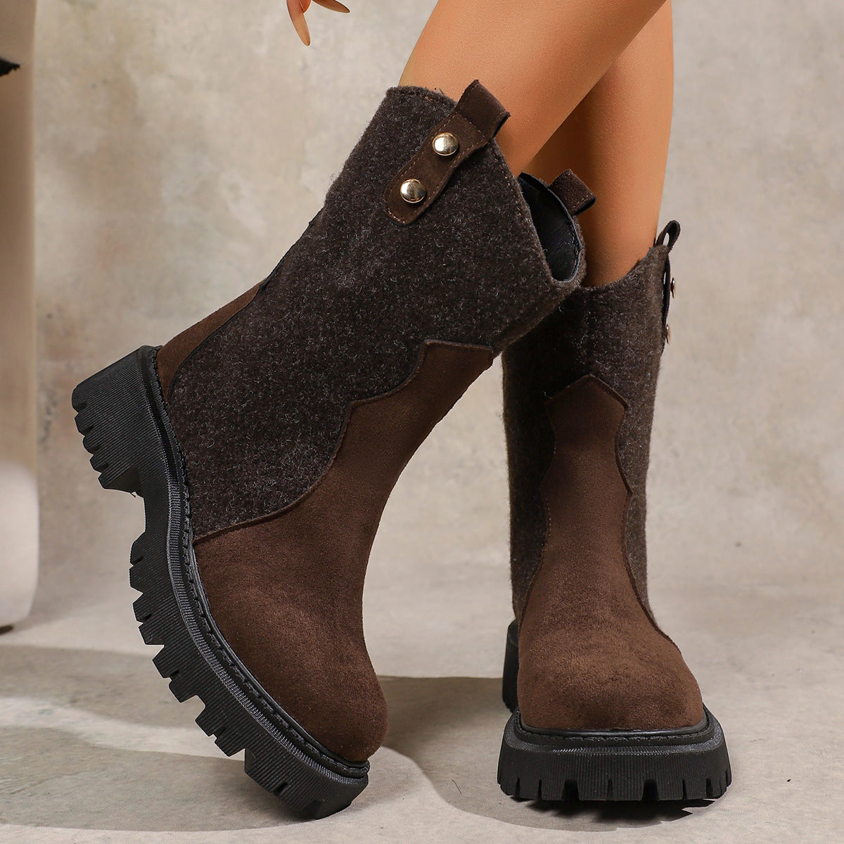 Vintage inspirierte Orthopädische Stiefel