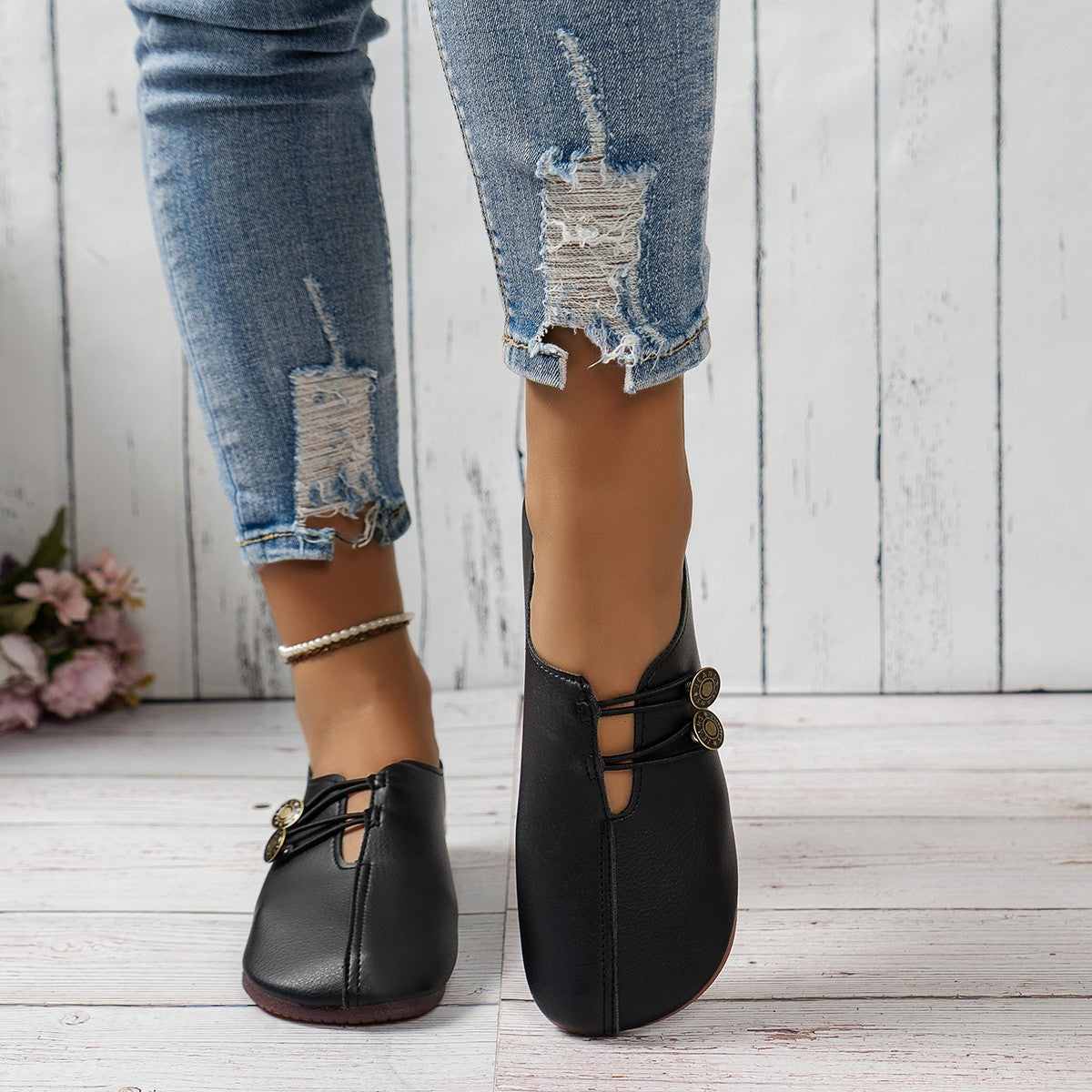 Vintage inspirierte Orthopädische Schuhe