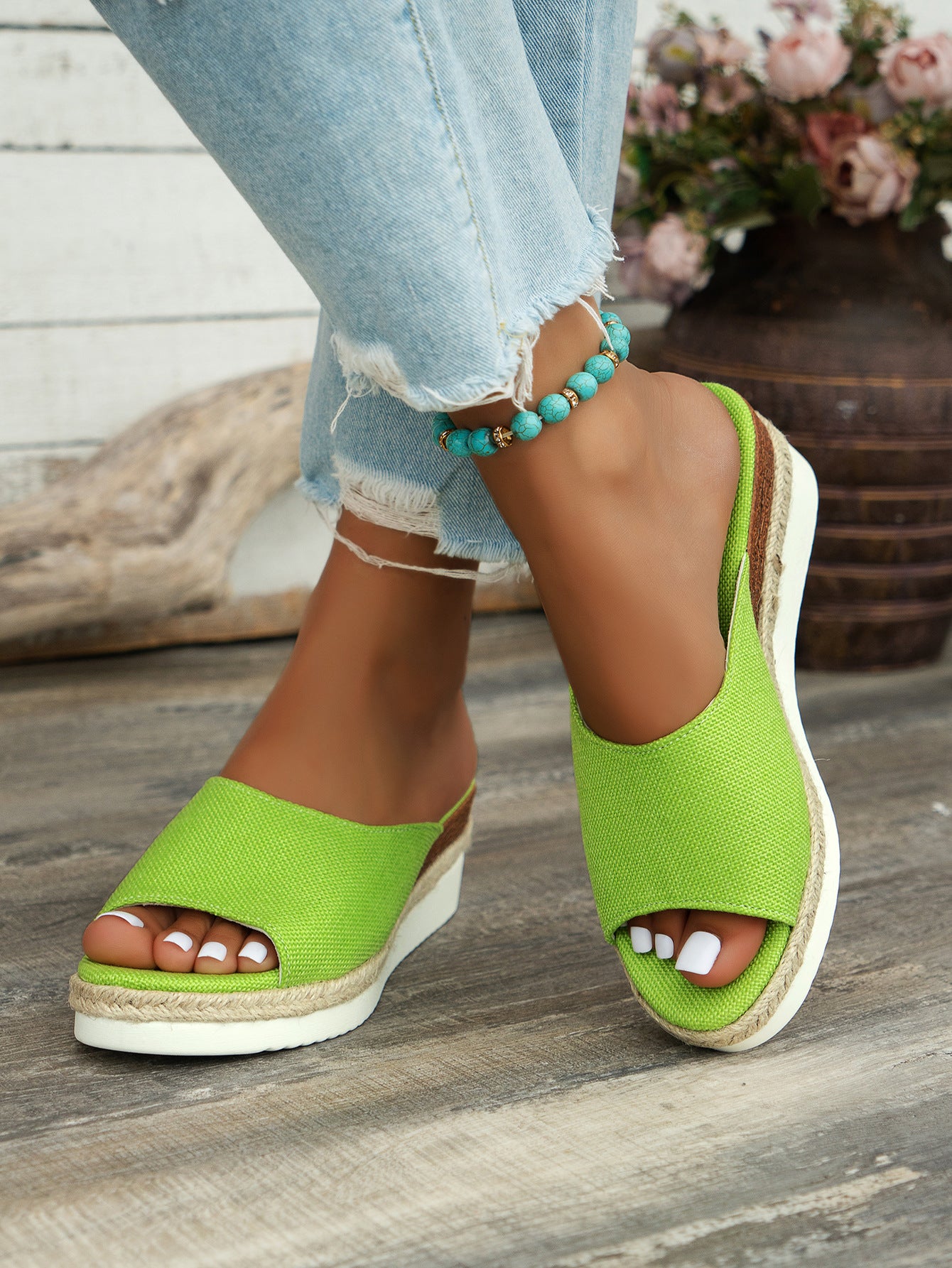 Vintage inspirierte Orthopädische Sandalen
