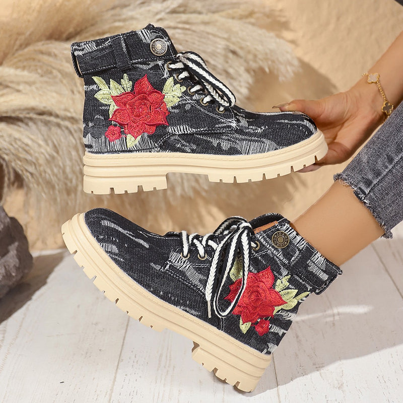 Vintage inspirierte Orthopädische Stiefel