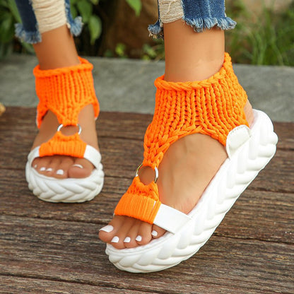 Klassische Orthopädische Sandalen mit zeitlosem Stil