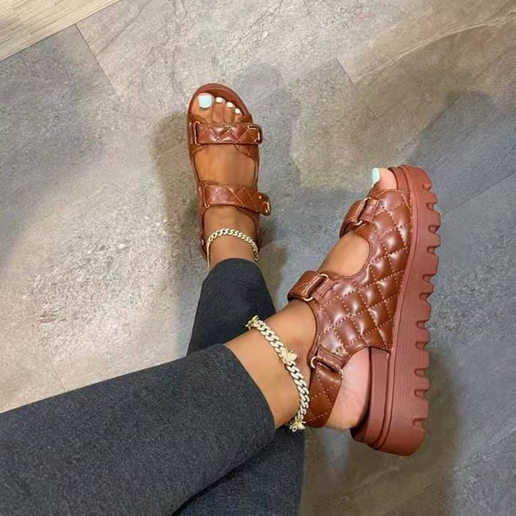 Vintage inspirierte Orthopädische Sandalen