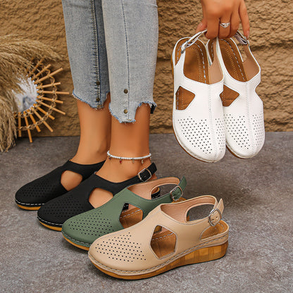 Klassische Orthopädische Sandalen mit zeitlosem Stil