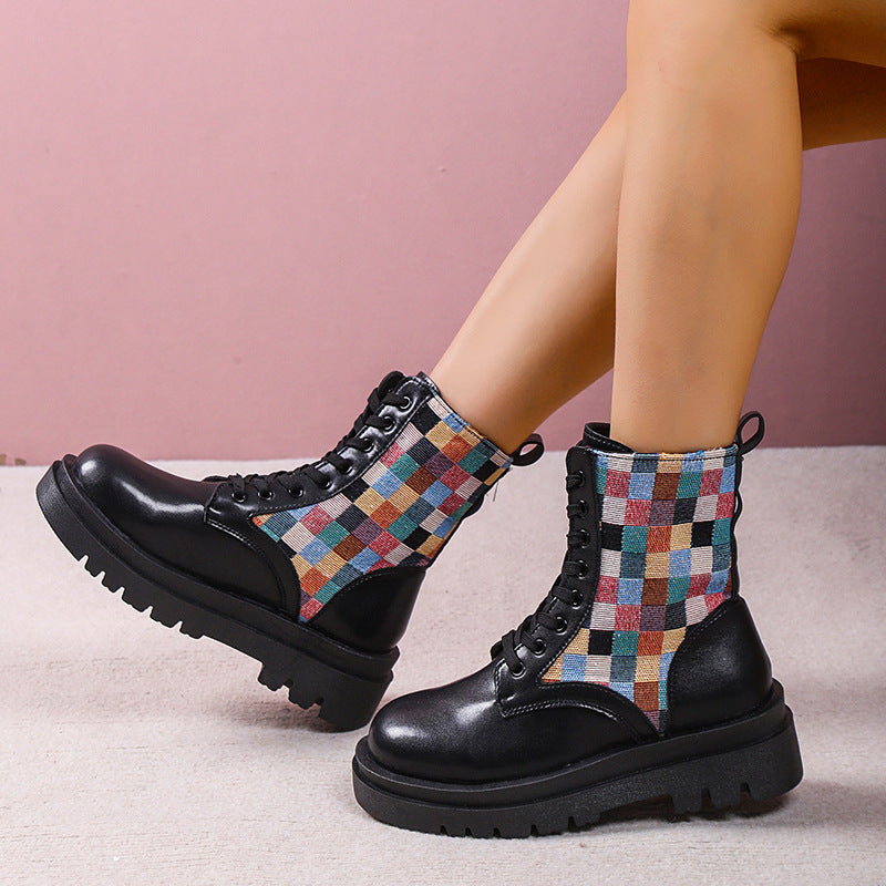 Vintage inspirierte Orthopädische Stiefel