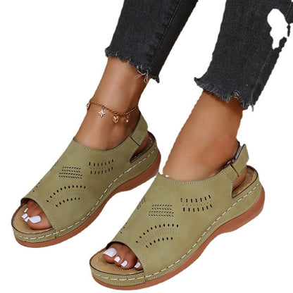 Klassische Orthopädische Sandalen mit zeitlosem Stil