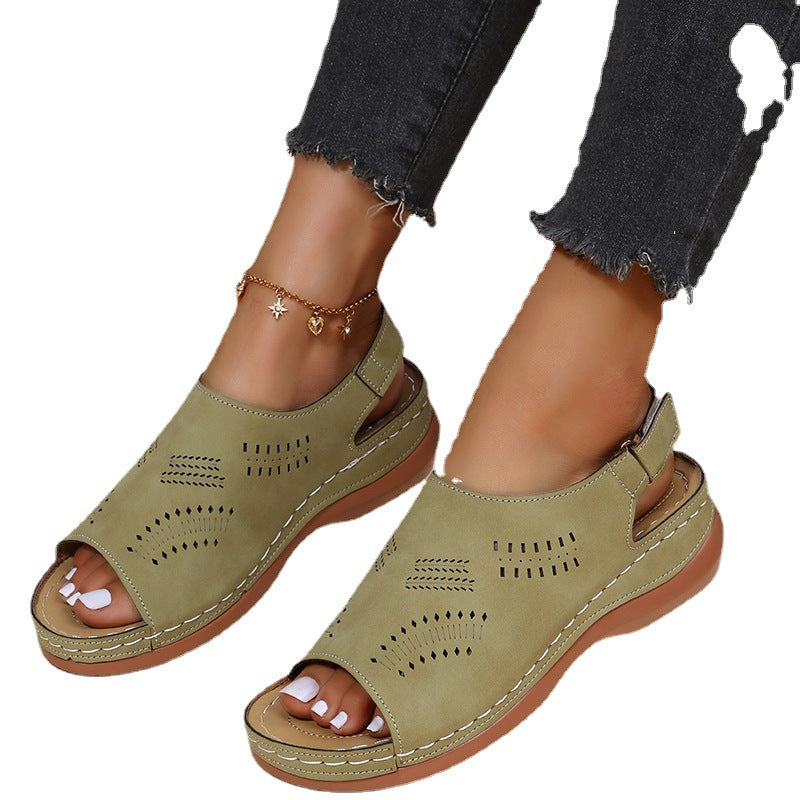 Klassische Orthopädische Sandalen mit zeitlosem Stil