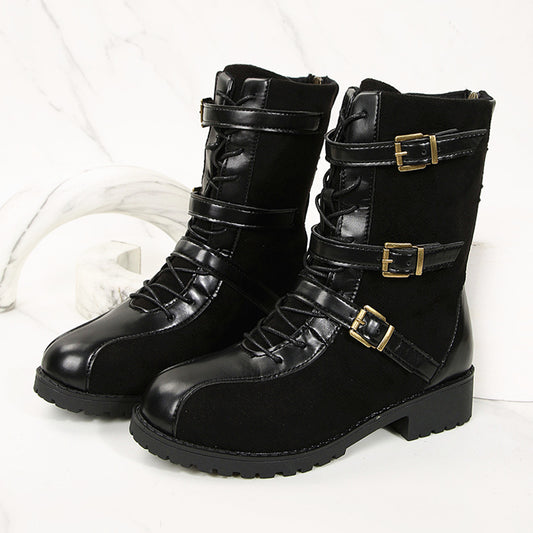 Vintage inspirierte Orthopädische Stiefel