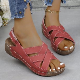 Klassische Orthopädische Sandalen mit zeitlosem Stil