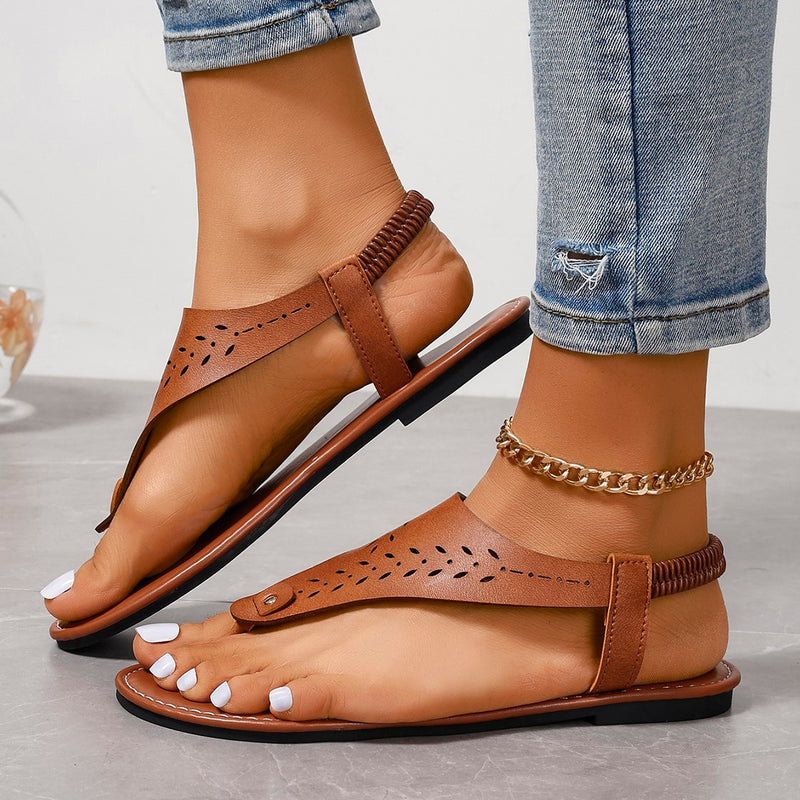 Klassische Orthopädische Sandalen mit zeitlosem Stil
