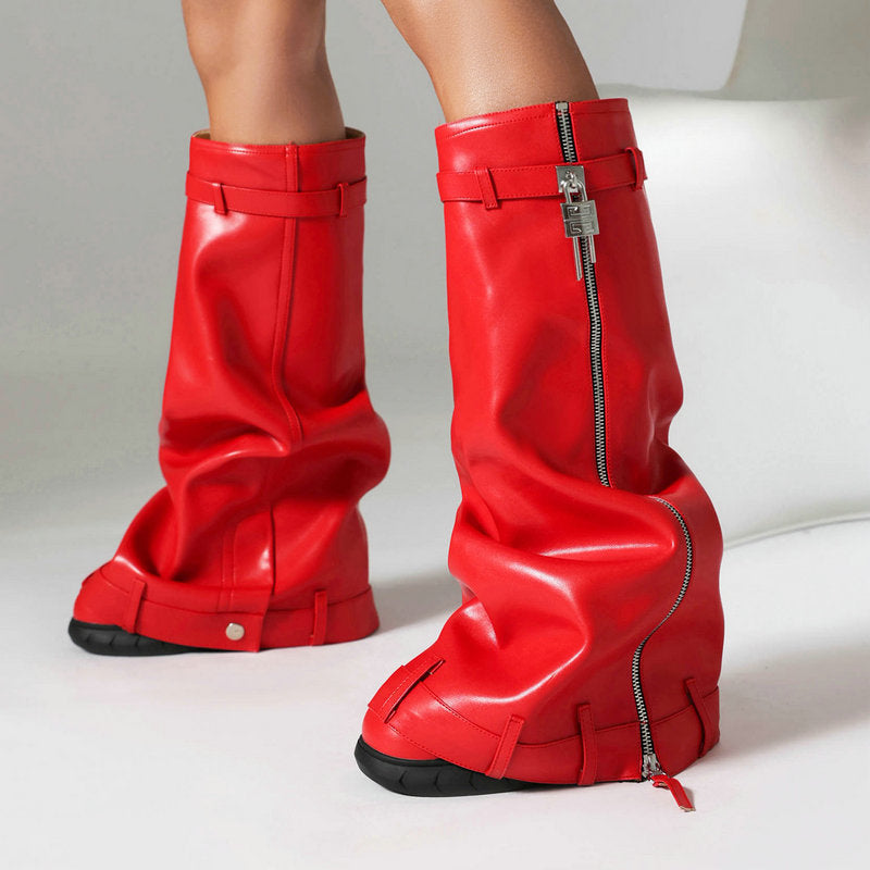 Vintage inspirierte Orthopädische Stiefel
