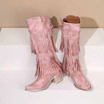 Vintage-inspirierte orthopädische Stiefel