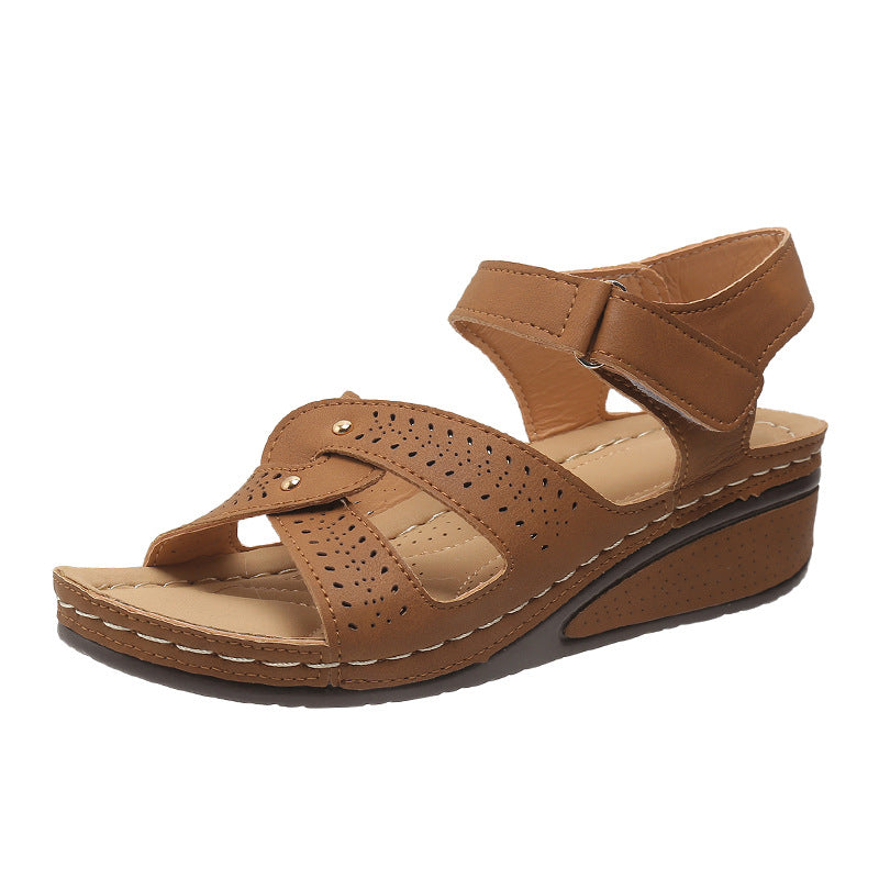 Vintage inspirierte Orthopädische Sandalen