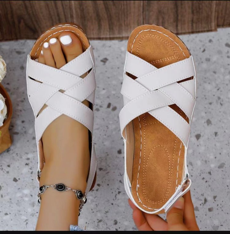 Klassische Orthopädische Sandalen mit zeitlosem Stil