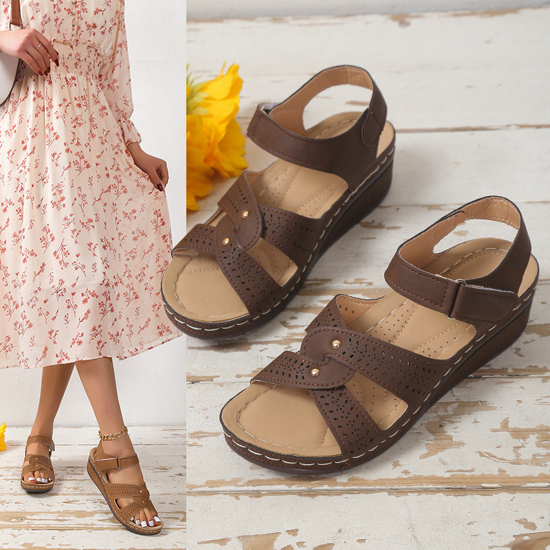 Vintage inspirierte Orthopädische Sandalen