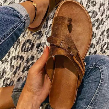 Vintage inspirierte Orthopädische Sandalen
