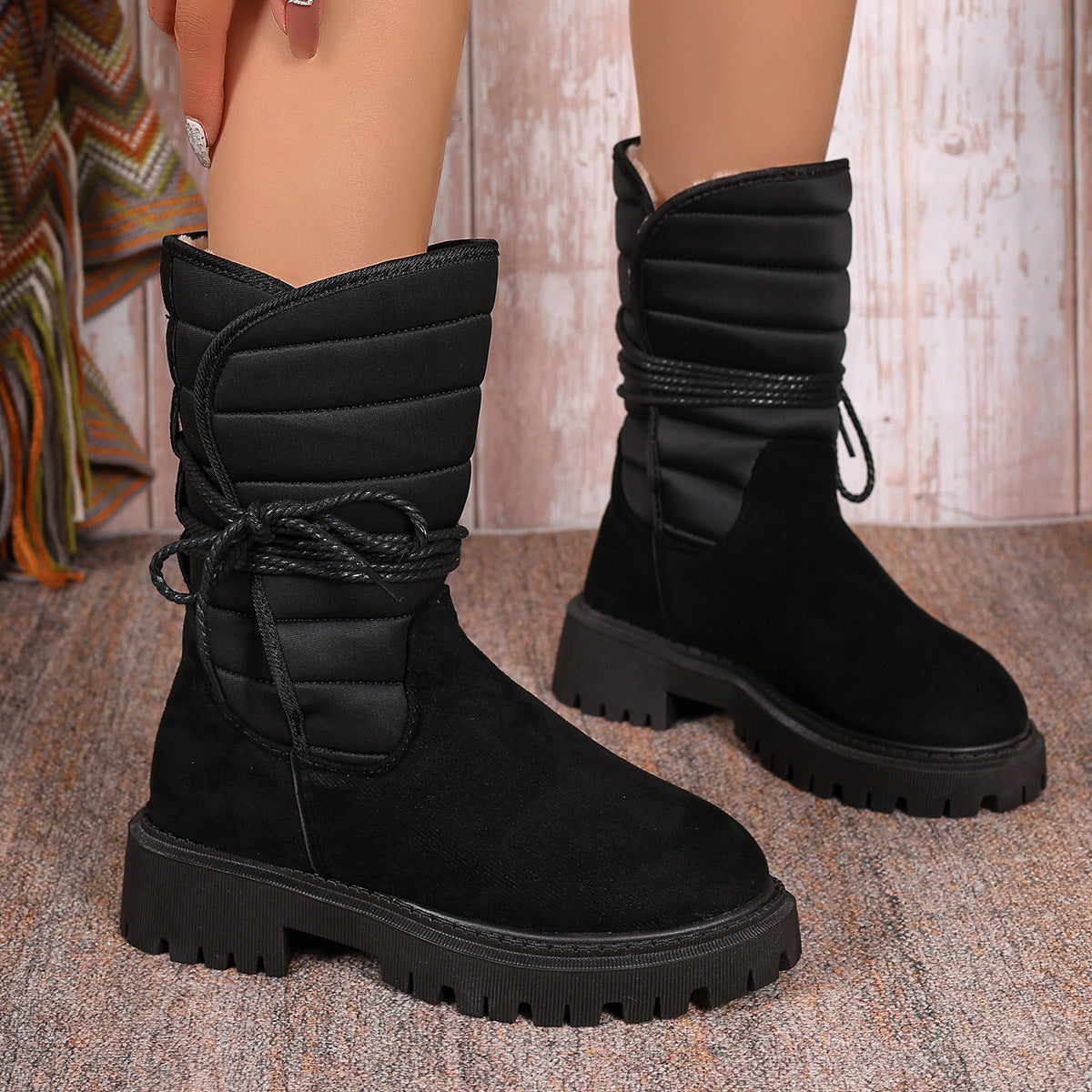 Vintage inspirierte Orthopädische Stiefel