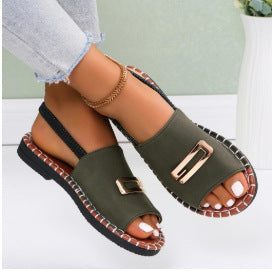 Vintage inspirierte Orthopädische Sandalen