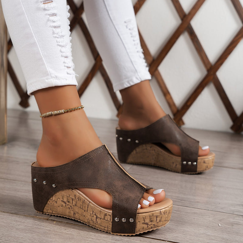 Vintage inspirierte Orthopädische Sandalen