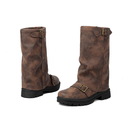 Vintage inspirierte Orthopädische Stiefel
