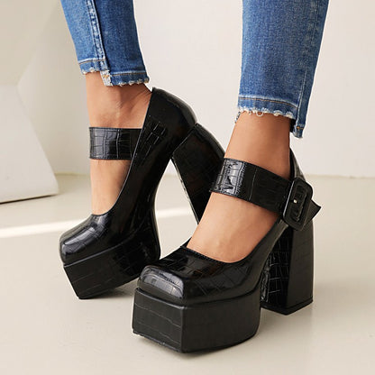 Vintage inspirierte Orthopädische Absatzschuhe